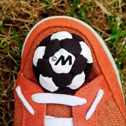 FOOTBAG / ZOŚKA - 32 PANELS - BLACK-WHITE - METAL