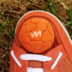 FOOTBAG / ZOŚKA - 32 PANELS - ORANGE - BIG - METAL
