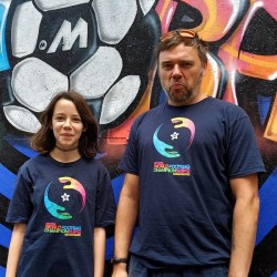 OFFICIAL T-SHIRT - 41ST IFPA WORLD FOOTBAG CHAMPIONSHIPS KRAKÓW 2022!