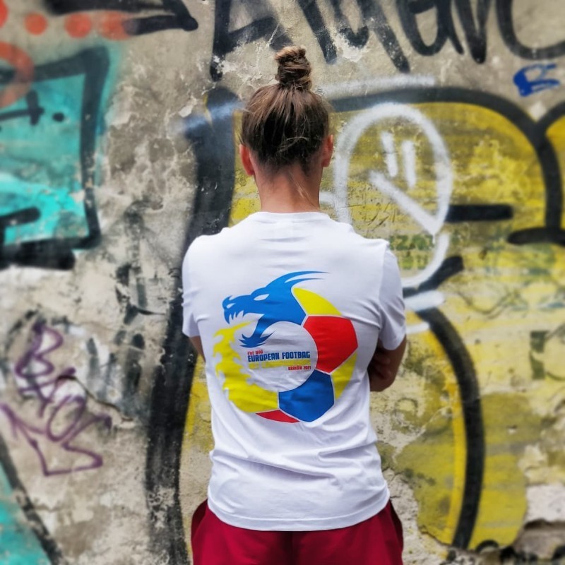 T-SHIRT - 21 IFPA EUROPEAN FOOTBAG NET CHAMPIONSHIPS 202 T-SHIRT - 21 IFPA EUROPEAN FOOTBAG NET CHAMPIONSHIPS 202