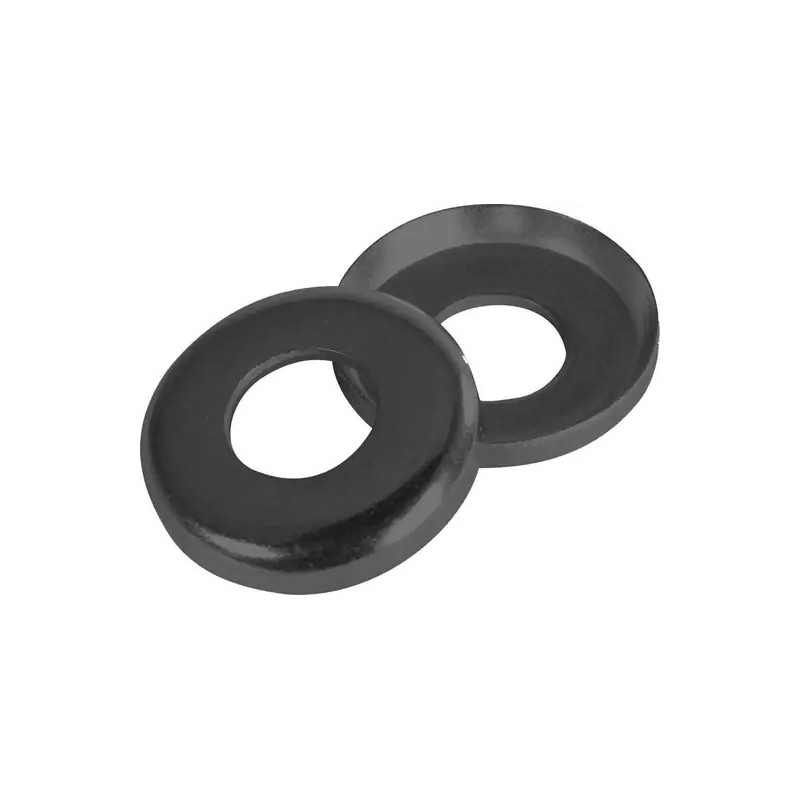 Caliber Cupped Washers Black