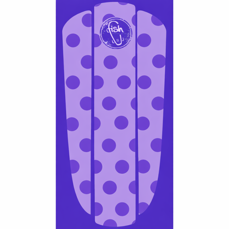 Fish Skateboards Vlepka Purple Spotty na blat
