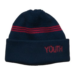 Youth Andrew Logo Beanie Navy