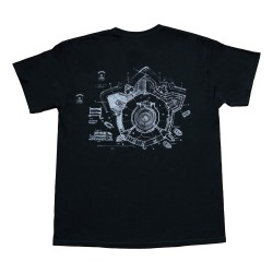 T-shirt YOUTH PAKT KOPIEC BLACK